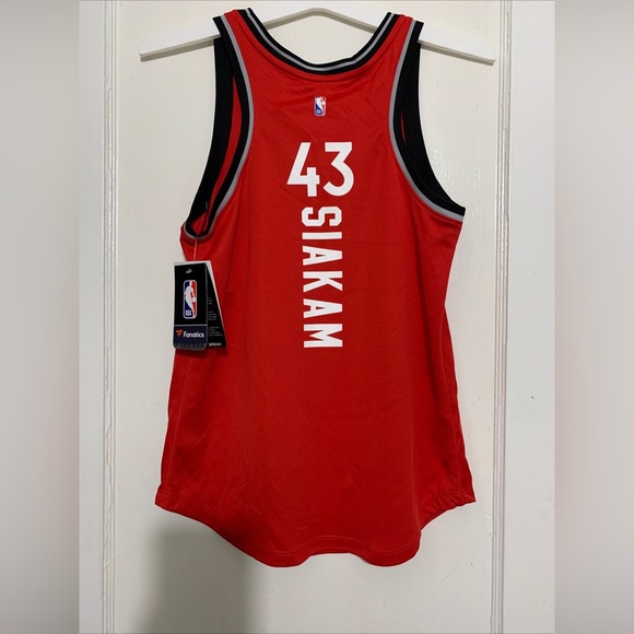 Women’s Fanatics Toronto Raptors Jersey Pascal Siakam #43 NBA Sz Med NWT - Picture 2 of 10